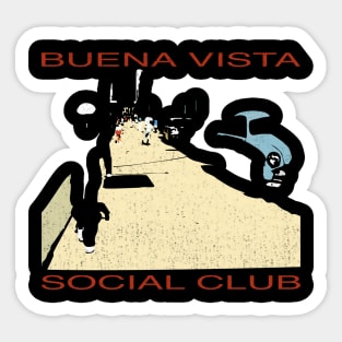 Buena Vista Social Club - Distressed Sticker